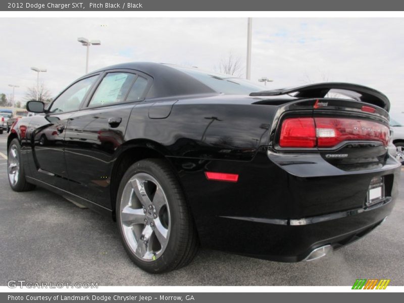 Pitch Black / Black 2012 Dodge Charger SXT