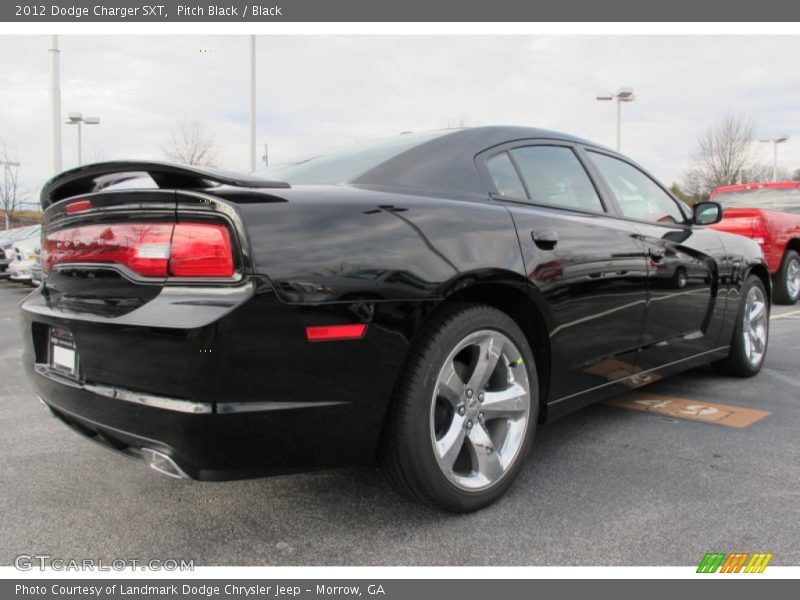 Pitch Black / Black 2012 Dodge Charger SXT
