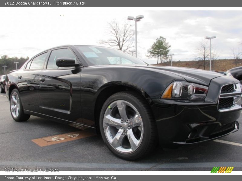 Pitch Black / Black 2012 Dodge Charger SXT
