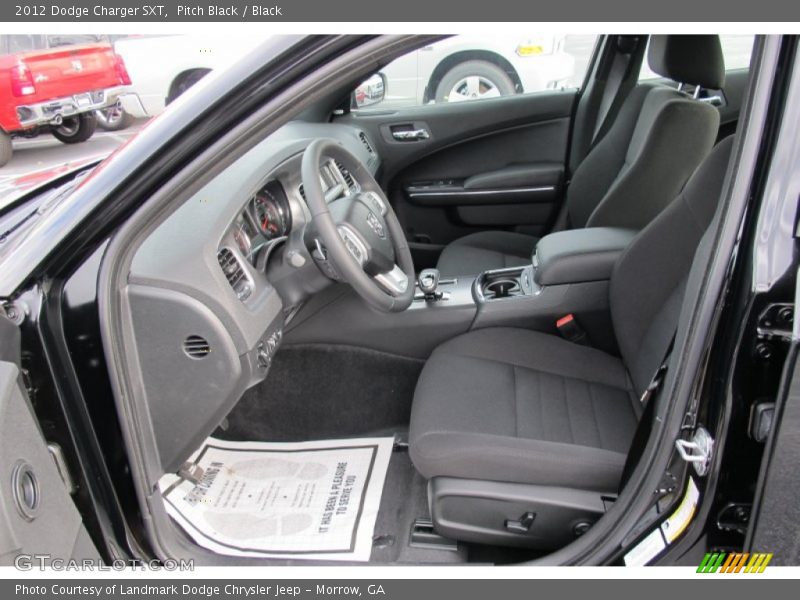 Pitch Black / Black 2012 Dodge Charger SXT