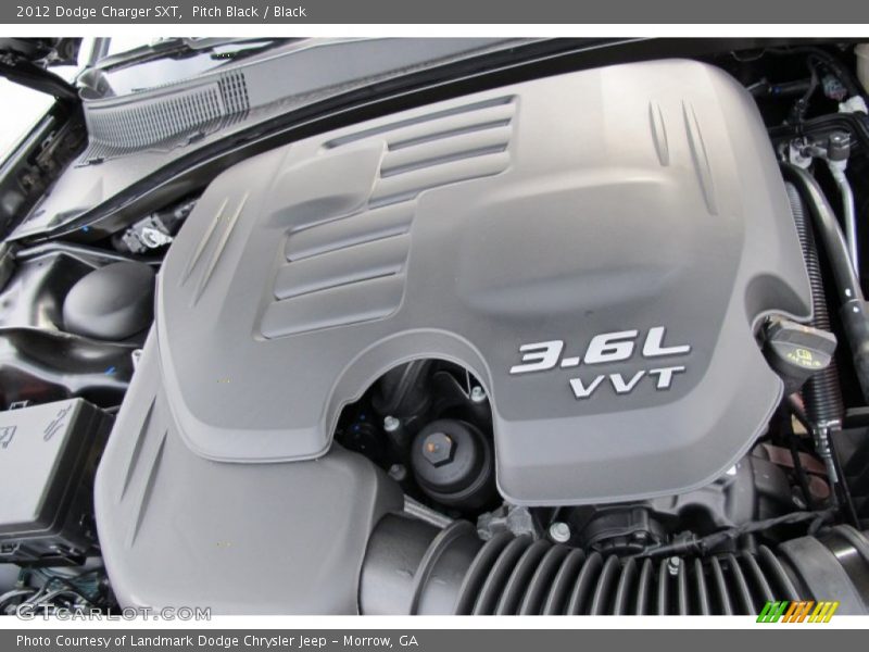 Pitch Black / Black 2012 Dodge Charger SXT