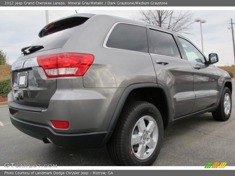 Mineral Gray Metallic / Dark Graystone/Medium Graystone 2012 Jeep Grand Cherokee Laredo