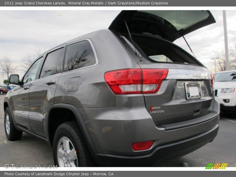 Mineral Gray Metallic / Dark Graystone/Medium Graystone 2012 Jeep Grand Cherokee Laredo