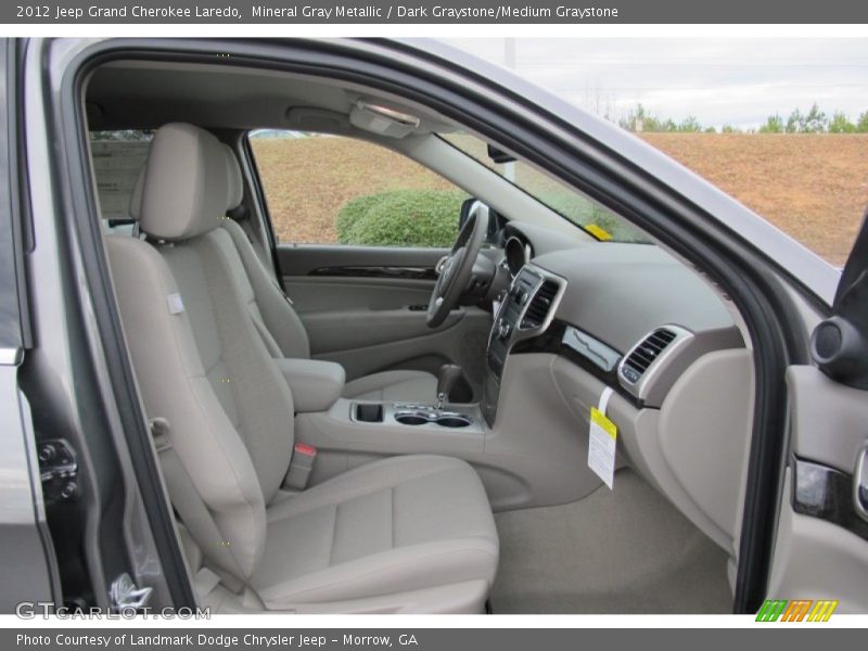 Mineral Gray Metallic / Dark Graystone/Medium Graystone 2012 Jeep Grand Cherokee Laredo