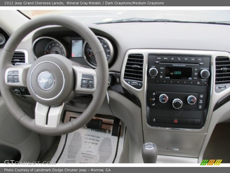 Mineral Gray Metallic / Dark Graystone/Medium Graystone 2012 Jeep Grand Cherokee Laredo