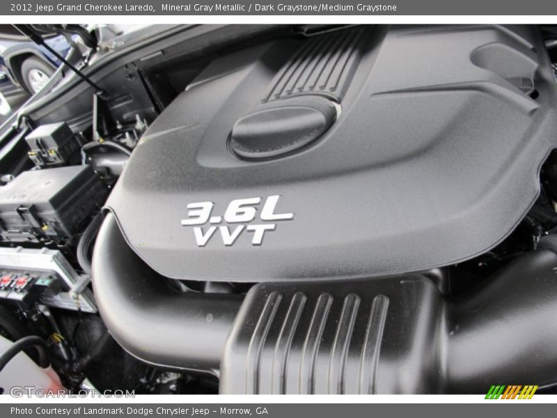 Mineral Gray Metallic / Dark Graystone/Medium Graystone 2012 Jeep Grand Cherokee Laredo