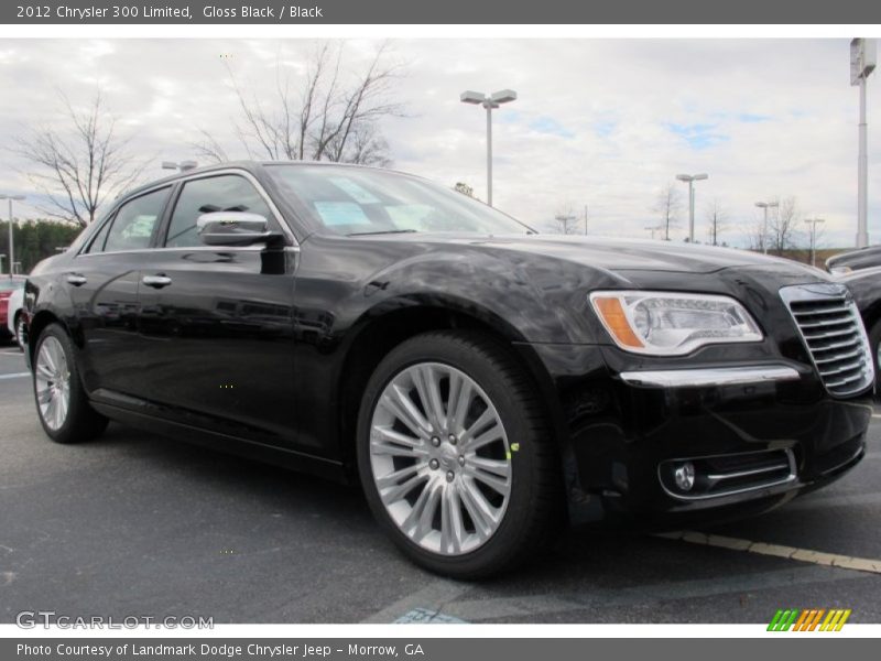 Gloss Black / Black 2012 Chrysler 300 Limited