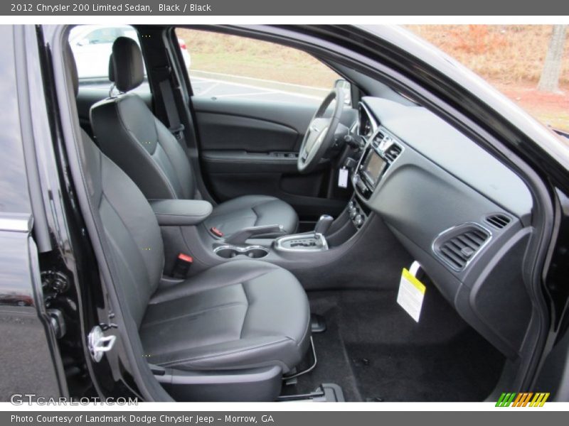 Black / Black 2012 Chrysler 200 Limited Sedan