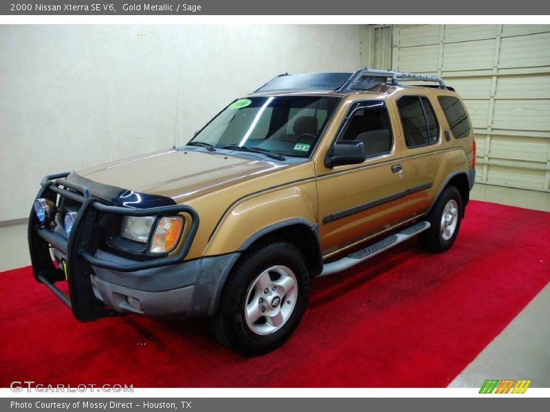 Gold Metallic / Sage 2000 Nissan Xterra SE V6