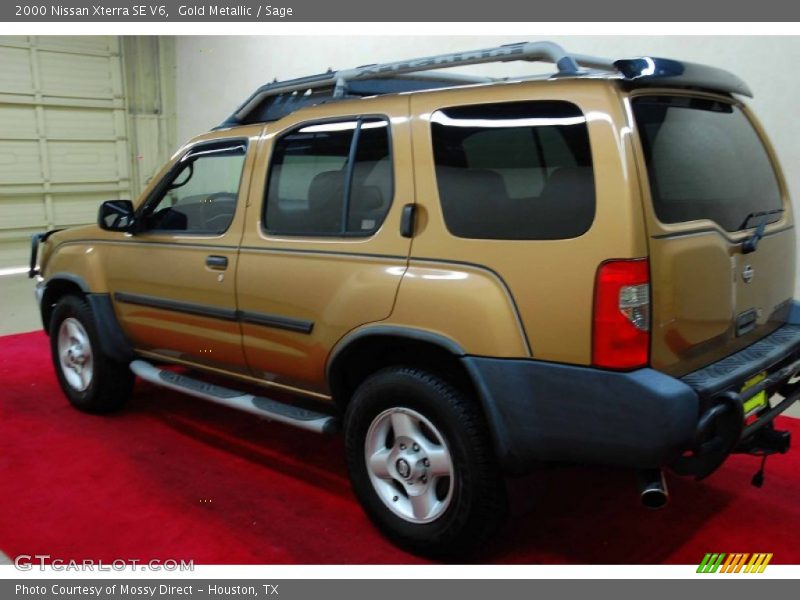 Gold Metallic / Sage 2000 Nissan Xterra SE V6