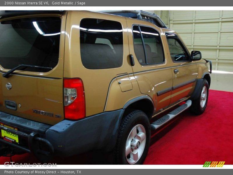Gold Metallic / Sage 2000 Nissan Xterra SE V6