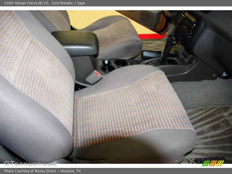 Gold Metallic / Sage 2000 Nissan Xterra SE V6