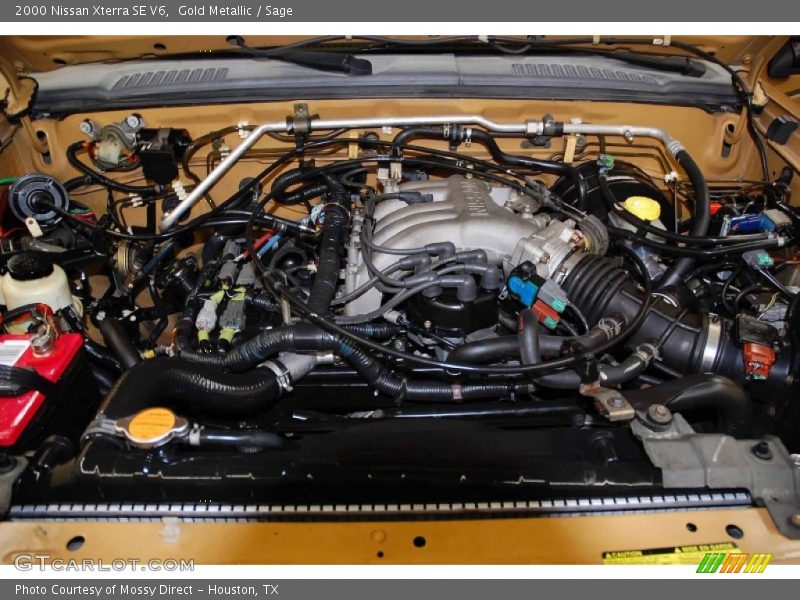 Gold Metallic / Sage 2000 Nissan Xterra SE V6
