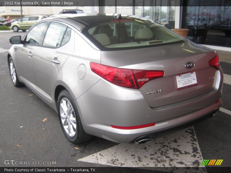 Satin Metal / Beige 2012 Kia Optima EX