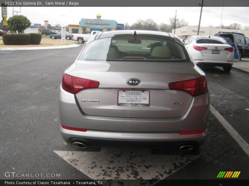 Satin Metal / Beige 2012 Kia Optima EX