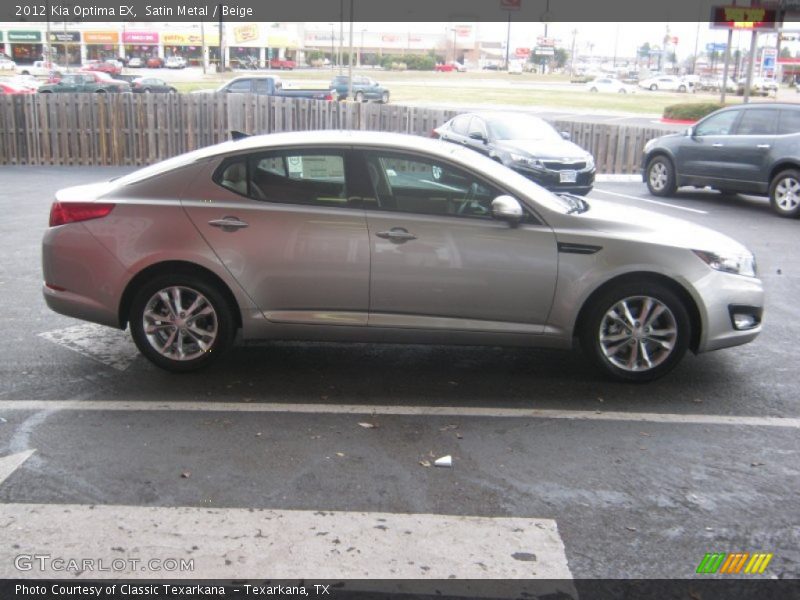 Satin Metal / Beige 2012 Kia Optima EX