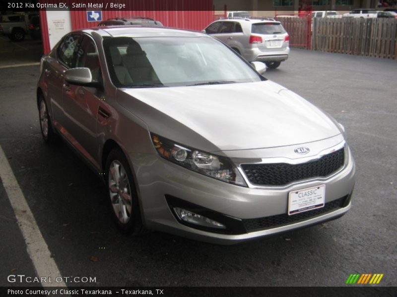 Satin Metal / Beige 2012 Kia Optima EX