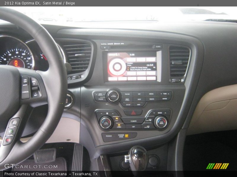 Satin Metal / Beige 2012 Kia Optima EX