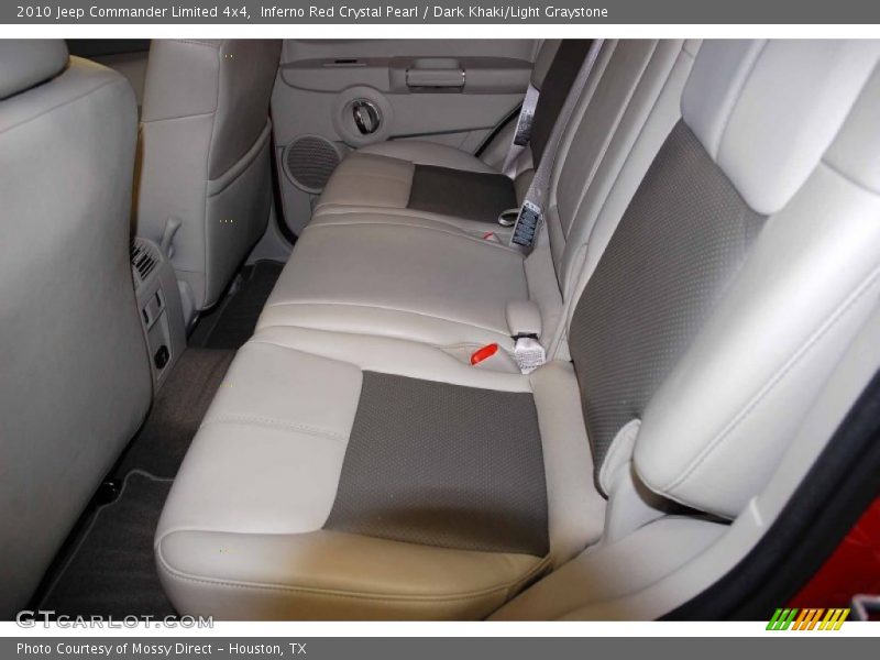 Inferno Red Crystal Pearl / Dark Khaki/Light Graystone 2010 Jeep Commander Limited 4x4