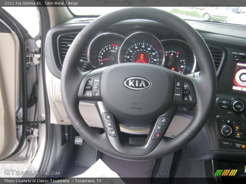 Satin Metal / Beige 2012 Kia Optima EX