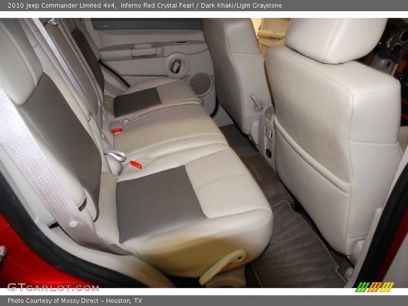 Inferno Red Crystal Pearl / Dark Khaki/Light Graystone 2010 Jeep Commander Limited 4x4
