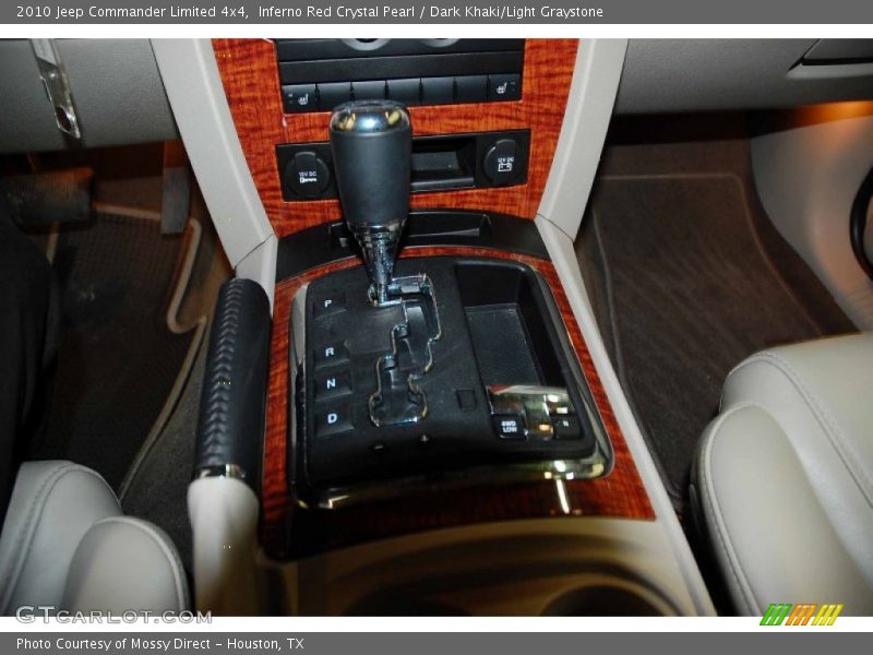 Inferno Red Crystal Pearl / Dark Khaki/Light Graystone 2010 Jeep Commander Limited 4x4