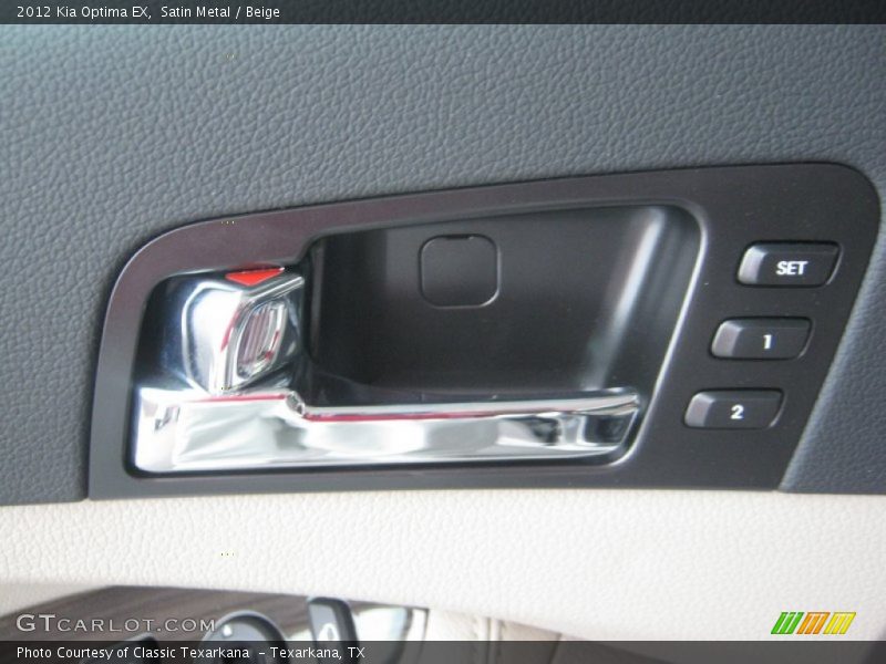 Satin Metal / Beige 2012 Kia Optima EX