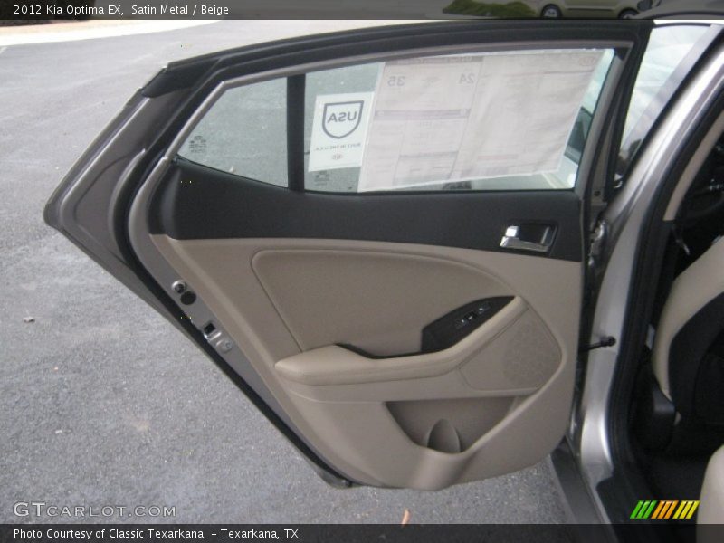 Satin Metal / Beige 2012 Kia Optima EX