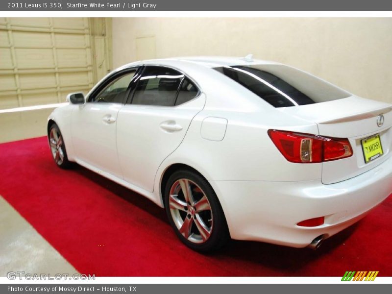 Starfire White Pearl / Light Gray 2011 Lexus IS 350