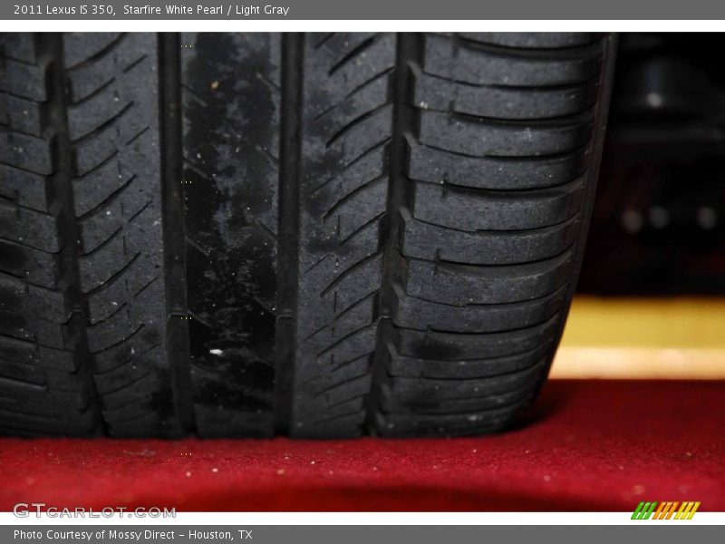 Starfire White Pearl / Light Gray 2011 Lexus IS 350