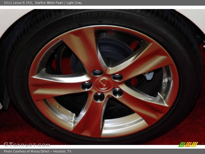 Starfire White Pearl / Light Gray 2011 Lexus IS 350
