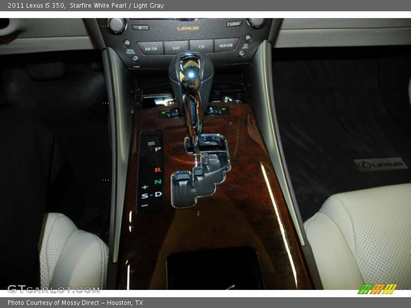 Starfire White Pearl / Light Gray 2011 Lexus IS 350