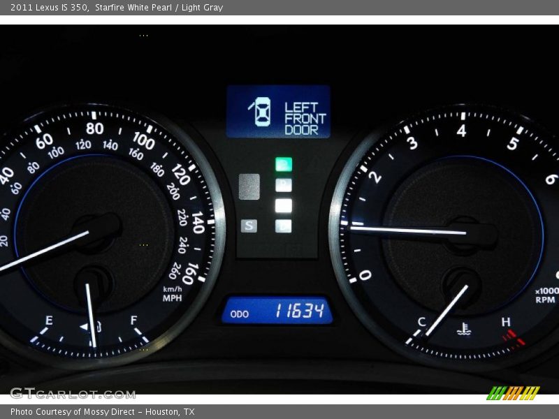 Starfire White Pearl / Light Gray 2011 Lexus IS 350