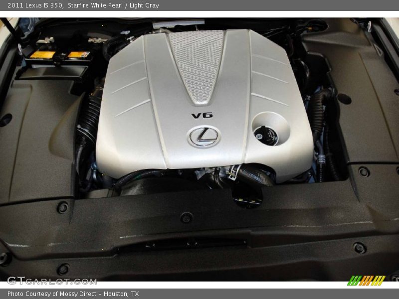 Starfire White Pearl / Light Gray 2011 Lexus IS 350
