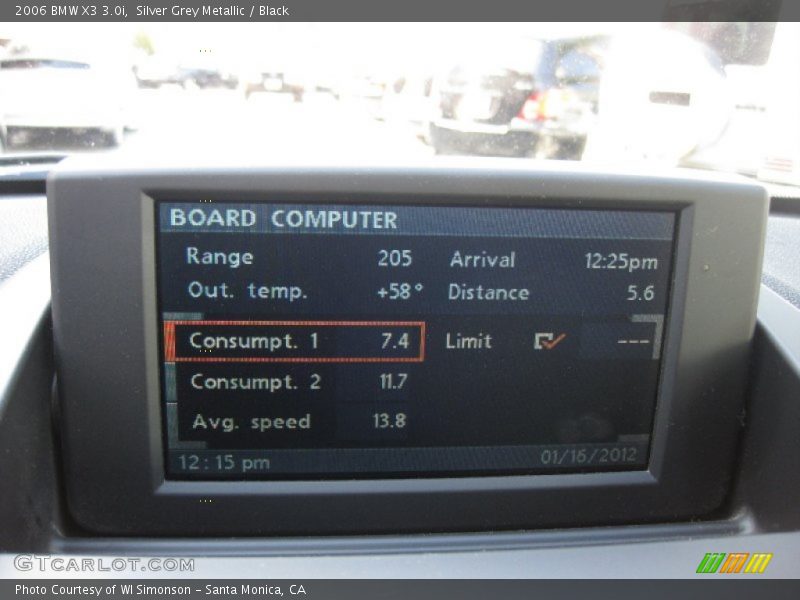 Silver Grey Metallic / Black 2006 BMW X3 3.0i