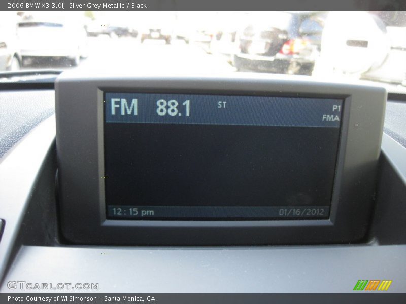 Silver Grey Metallic / Black 2006 BMW X3 3.0i