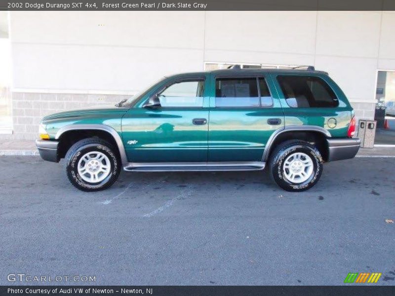 Forest Green Pearl / Dark Slate Gray 2002 Dodge Durango SXT 4x4