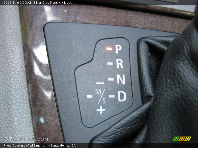 Silver Grey Metallic / Black 2006 BMW X3 3.0i