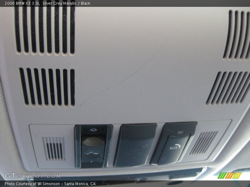 Silver Grey Metallic / Black 2006 BMW X3 3.0i