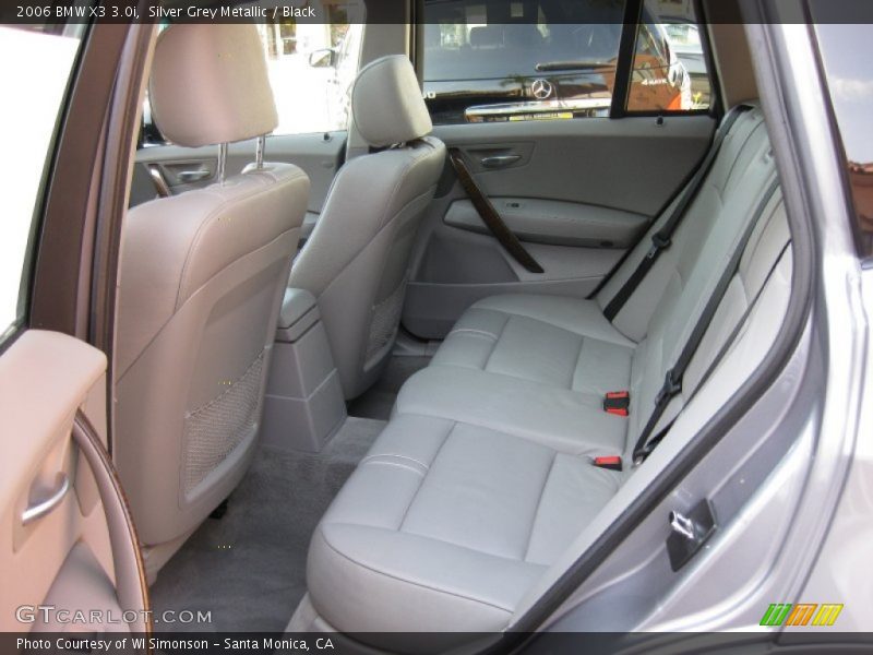 Silver Grey Metallic / Black 2006 BMW X3 3.0i