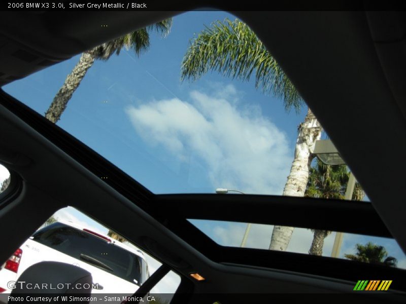 Silver Grey Metallic / Black 2006 BMW X3 3.0i