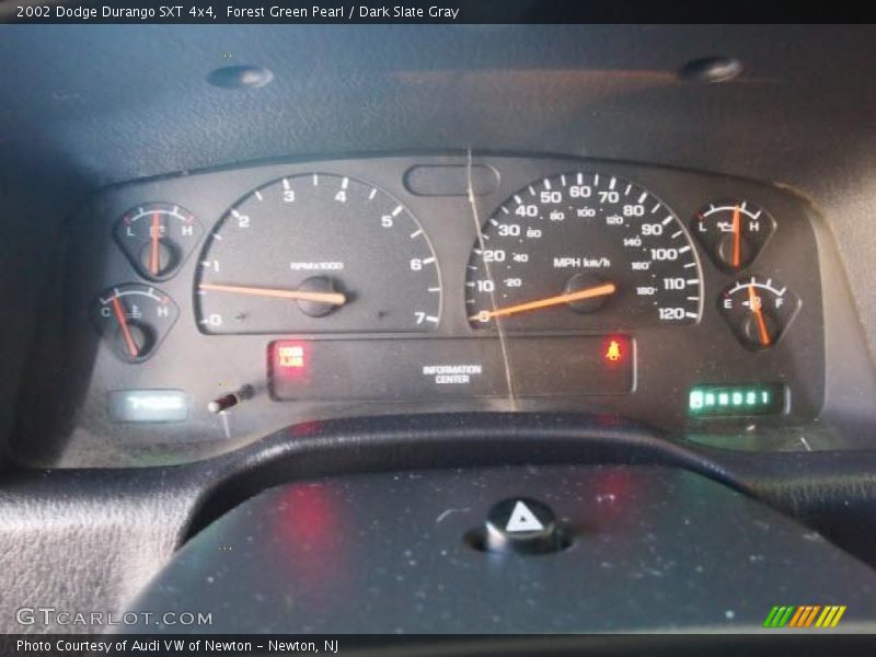 Forest Green Pearl / Dark Slate Gray 2002 Dodge Durango SXT 4x4