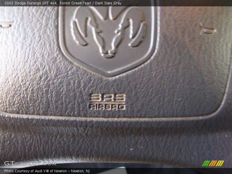 Forest Green Pearl / Dark Slate Gray 2002 Dodge Durango SXT 4x4