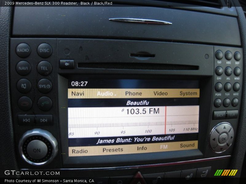 Audio System of 2009 SLK 300 Roadster