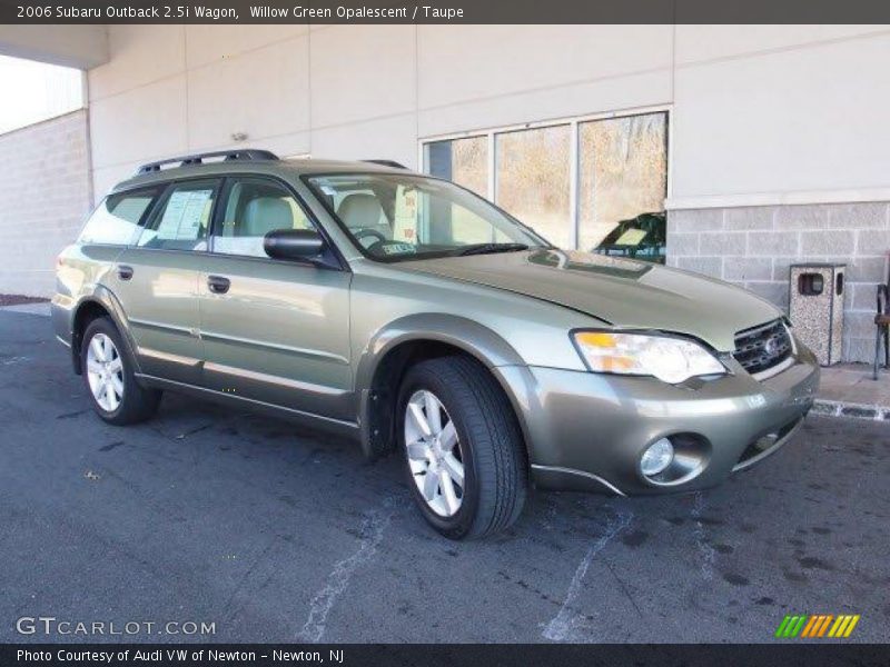 Willow Green Opalescent / Taupe 2006 Subaru Outback 2.5i Wagon
