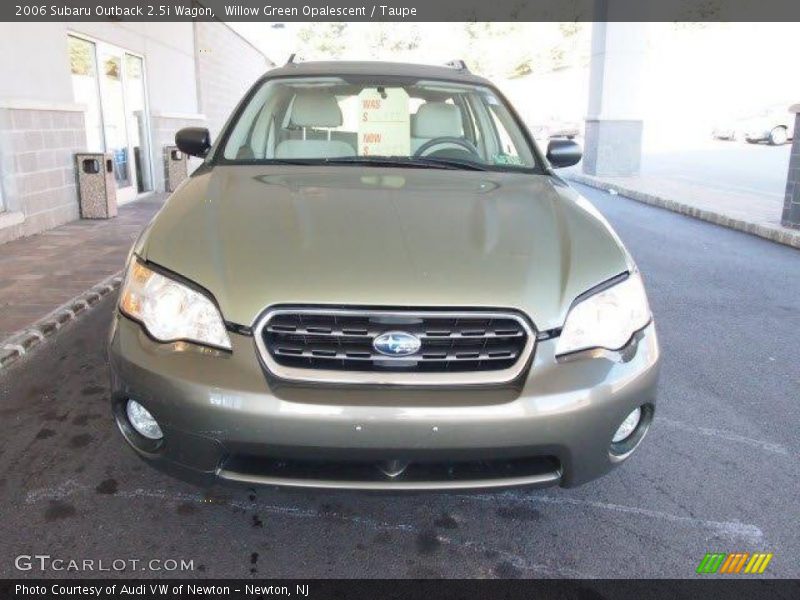 Willow Green Opalescent / Taupe 2006 Subaru Outback 2.5i Wagon