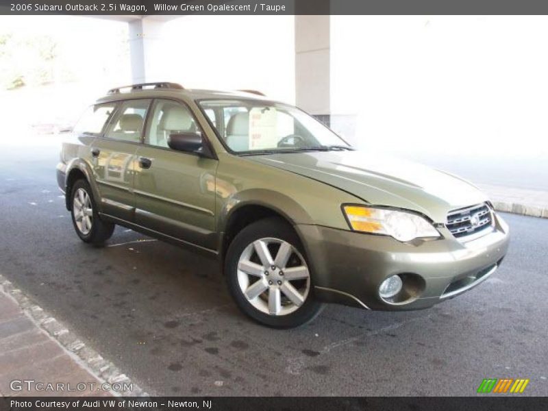 Willow Green Opalescent / Taupe 2006 Subaru Outback 2.5i Wagon