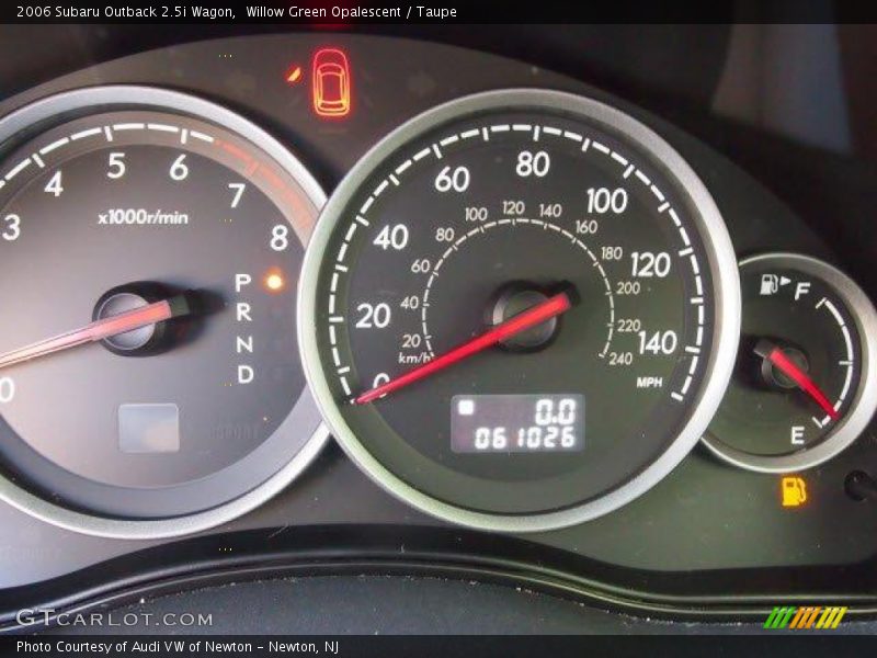 Willow Green Opalescent / Taupe 2006 Subaru Outback 2.5i Wagon
