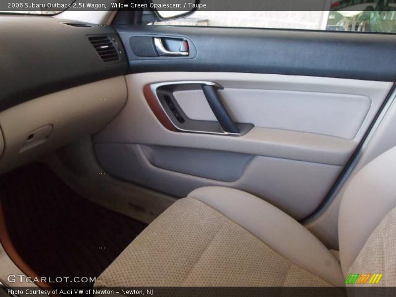 Willow Green Opalescent / Taupe 2006 Subaru Outback 2.5i Wagon