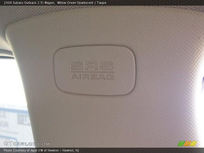 Willow Green Opalescent / Taupe 2006 Subaru Outback 2.5i Wagon